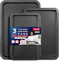 3 Piece Set Nonstick Carbon Steel Oven Bakeware -Professional Quality Kitchen by Unknown