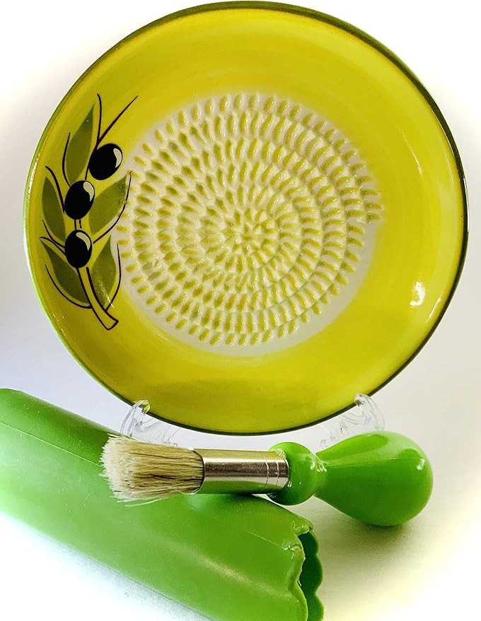 BonCera, All-in-one Premium Ceramic Garlic Grater Plate 4-Piece Set - Image 8