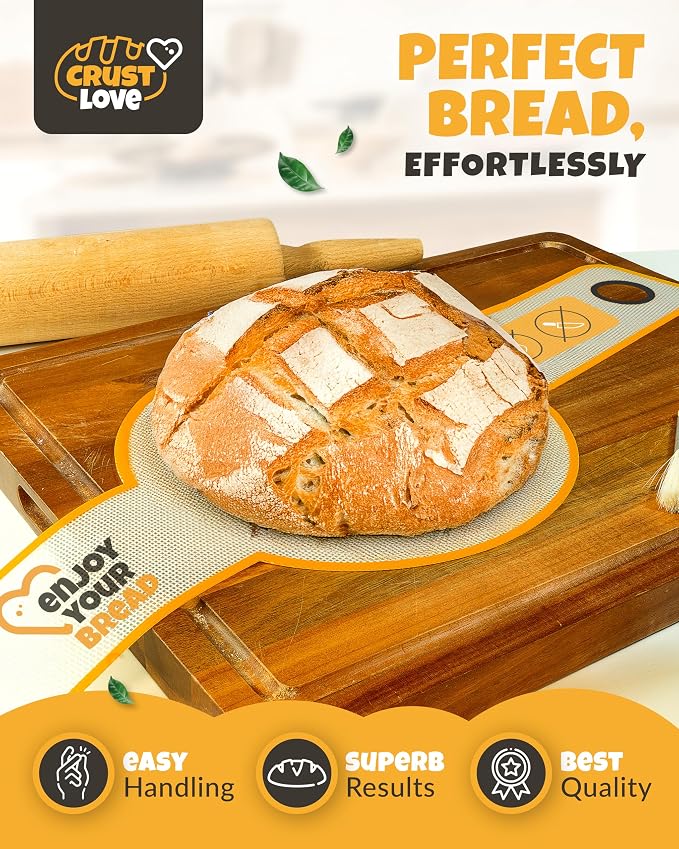 CRUSTLOVE Silicone Bread Sling for Dutch Oven – Non-Stick Sourdough Sling & - Image 2