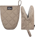 Oven Mitts Heat Resistant – Mini Oven Mitts, Silicone Gloves Heat Resistant by KisxLiving
