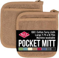 RITZ Terry Pocket Mitt & Hot Pad: Unparalleled Heat Resistant, Durable 100% by Ritz+Foodservice