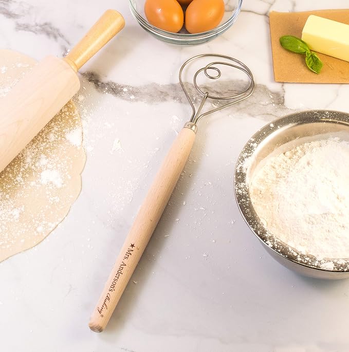 Mrs. Anderson's Baking Dough Whisk 18/8 Stainless Steel Blade - Image 4