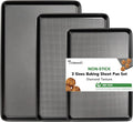 Tiawudi Baking Sheet Pan Set, 0.8mm Thick Heavy Duty Cookie Sheet by Tiawudi