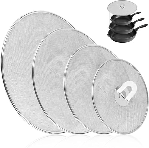 4-Pack Splatter Screens for Frying Pan by Zhulerzil