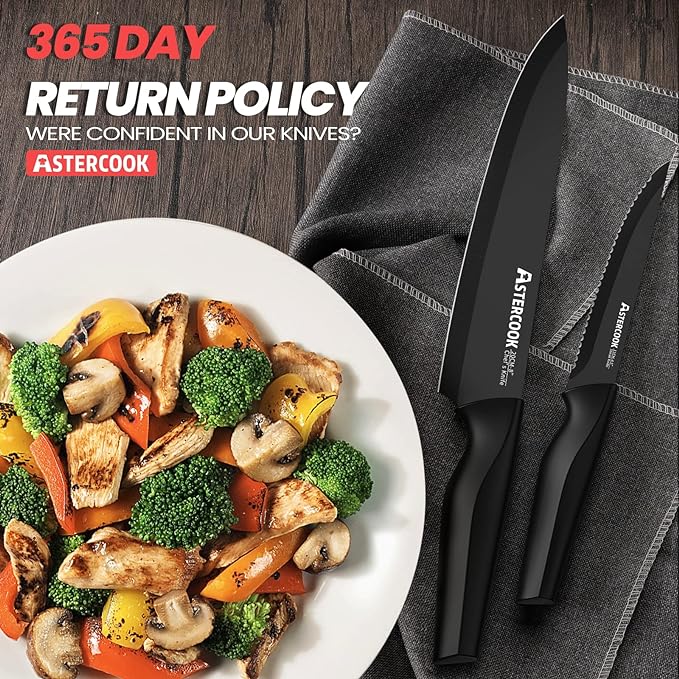 Knife Set, Astercook 21 Pieces Knife Sets - Image 6