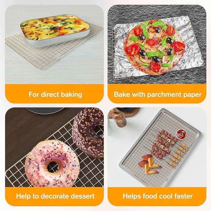 2PCS Cooling Racks for Cooking and Baking - Image 4
