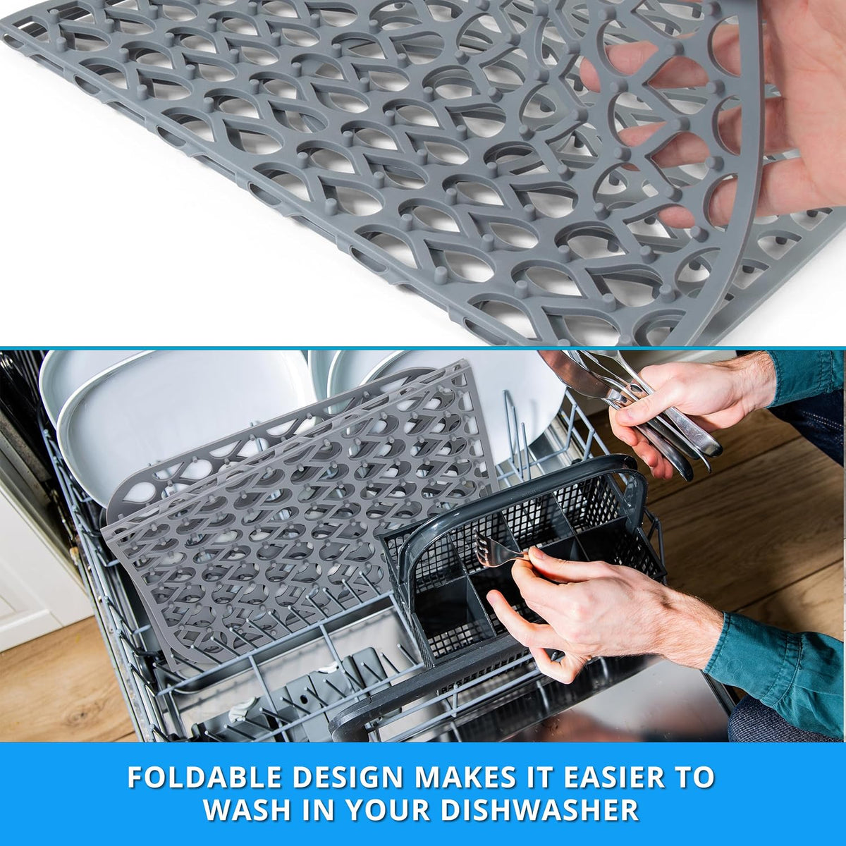 Silicone Sink Protector for Kitchen Sink – Extra Large 26" x 14"