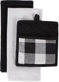 DII Buffalo Check Kitchen Collection, Classic Farmhouse Kitchen Set, Potholder by DII