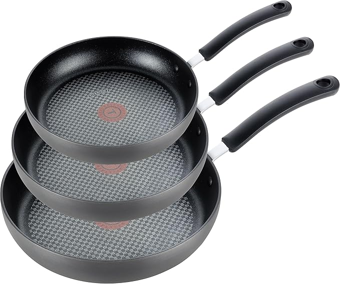 T-Fal Ultimate Hard Anodized Nonstick Fry Pan Set 3 Piece: 8, & 12 Inch by T-falbrand