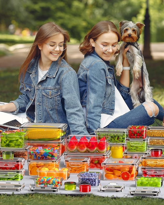 KEMETHY 70 PCS Food Storage Containers - Image 7