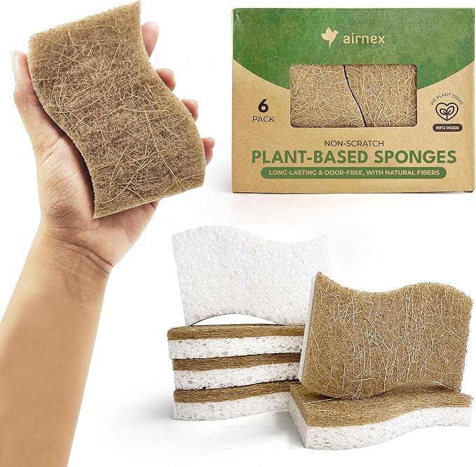 AIRNEX Natural Kitchen Sponges by Airnex