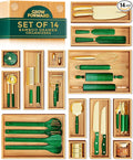 Grow Forward Bamboo Drawer Organizer Boxes by GrowForward