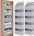 JARLINK 2 Pack Over the Door Organizer Storage, 5 Shelf Hanging Door Organizer by JARLINK