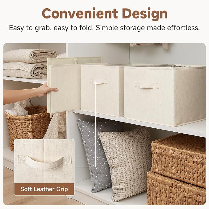 StorageWorks Closet Organizers and Storage Bins, Shelf Baskets - Image 6