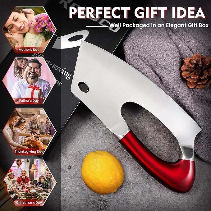 ROCOCO Easy Handle Meat Cleaver - Image 9