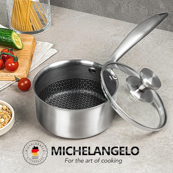 MICHELANGELO 1 Quart Saucepan - Image 7