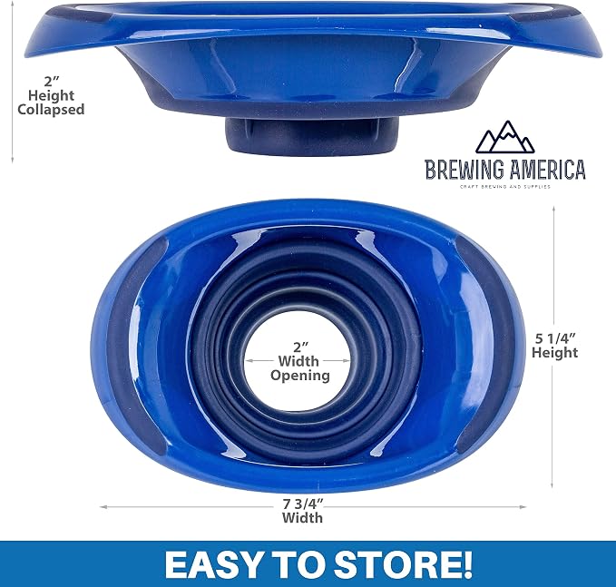Kitchen Canning Funnel – Collapsible Silicone Food Funnel - Image 5