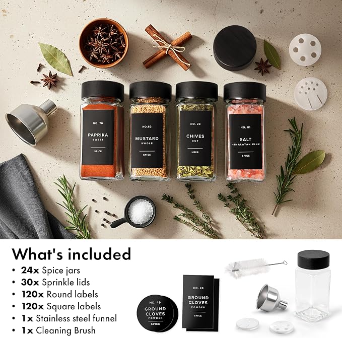 EDELHAUS® Square Spice Jars - Image 8