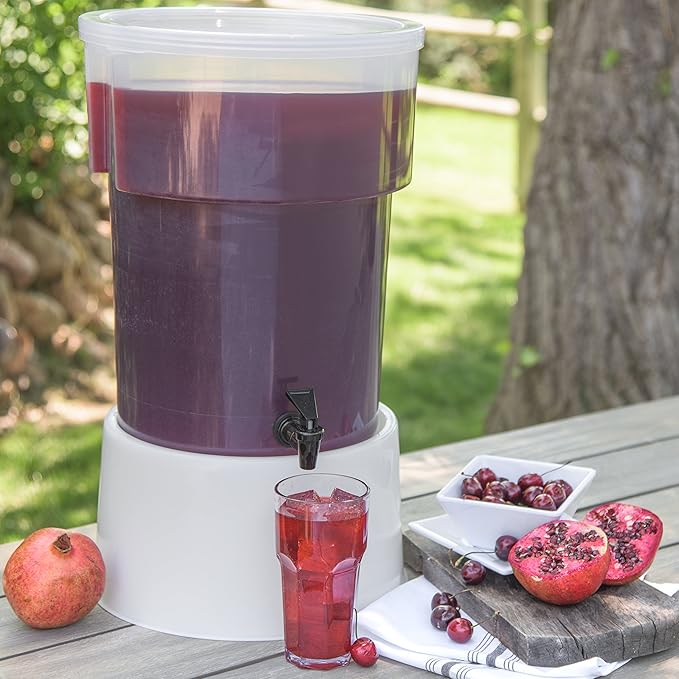 Carlisle FoodService Products Round Beverage Dispenser Drink Dispenser - Image 5