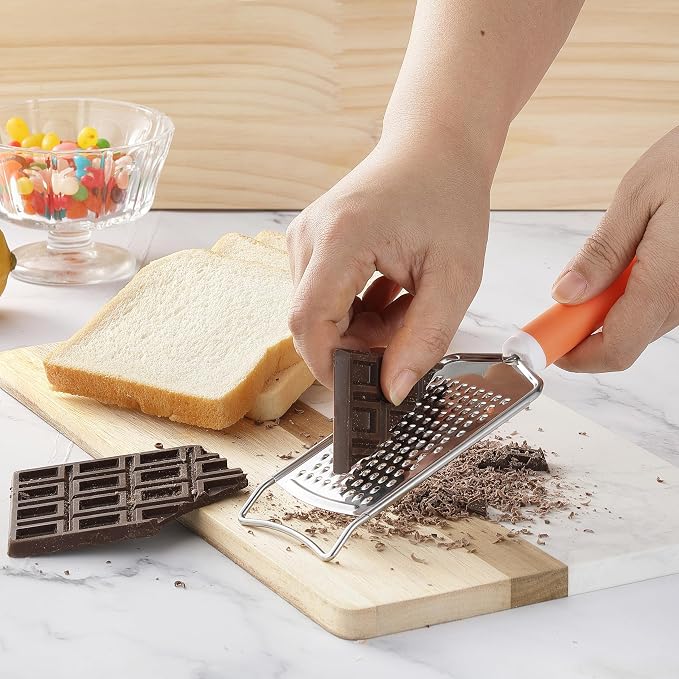 Cheese Grater with Handle, Vituer Stainless Steel Graters - Image 6