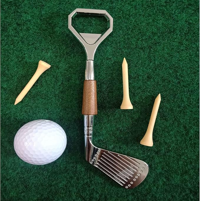 Golf Club Bottle Opener, Golfer Beer Novelty Item - Image 2