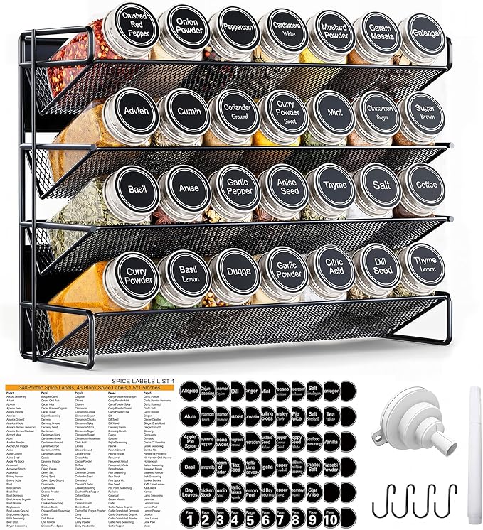 UVIAHOMI Magnetic Spice Rack Organizer by UVIAHOMIHOMEORGANIZER