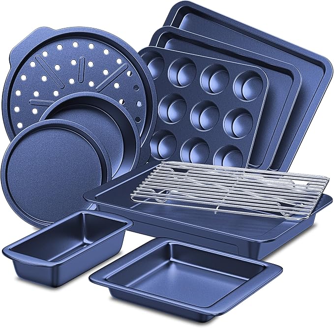 HONGBAKE Bakeware Sets, Baking Pans Set, Nonstick Oven Pan by HONGBAKE