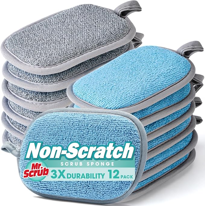 Sponges Kitchen Dish Sponge for Washing Dishes Cleaning Kitchen, All-Purpose by MrScrubCleaninghelpers