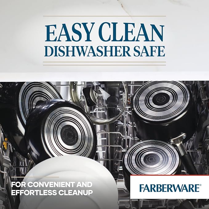 Farberware Cookstart DiamondMax Nonstick Cookware/Pots and Pans Set - Image 7