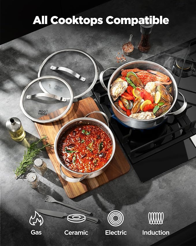 Roomena Frying Pans Nonstick - Image 4