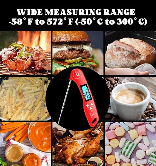 DOQAUS Digital Meat Thermometer, 2 Pack Instant Read Food Thermometer - Image 7