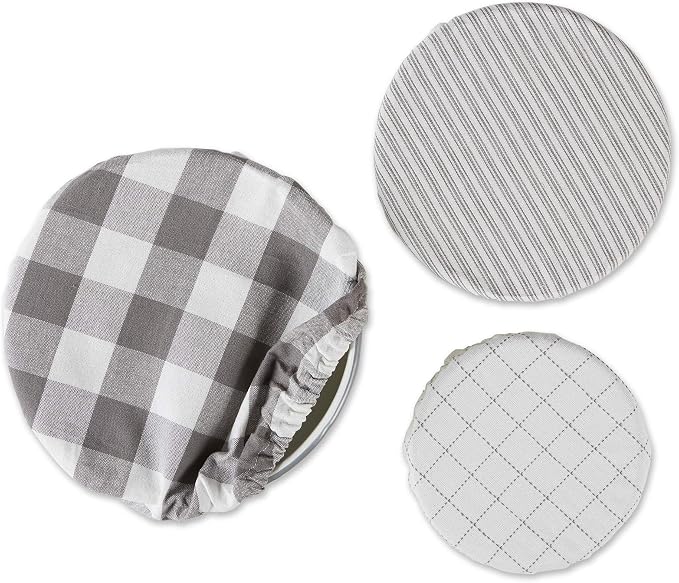 DII Reusable Cloth Bowl Cover Collection Machine Washable, Cotton - Image 2