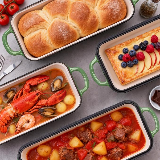 11x5 Inch Cast Iron Bread Pan - Image 5