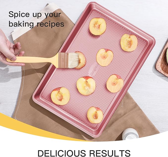 HONGBAKE Baking Sheet Pan Set, Cookie Sheets - Image 8