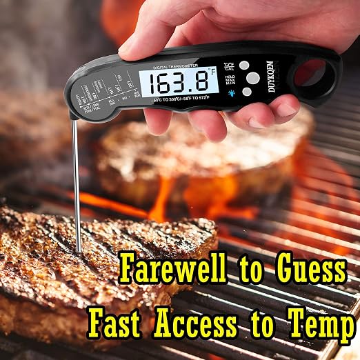 Instant Read Digital Meat Thermometer Waterproof Kitchen Cooking Food - Image 3