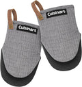 Cuisinart Heritage Mini Oven Mitts – 5.5” x 7” Heat-Resistant Kitchen Mitts by BestBrands