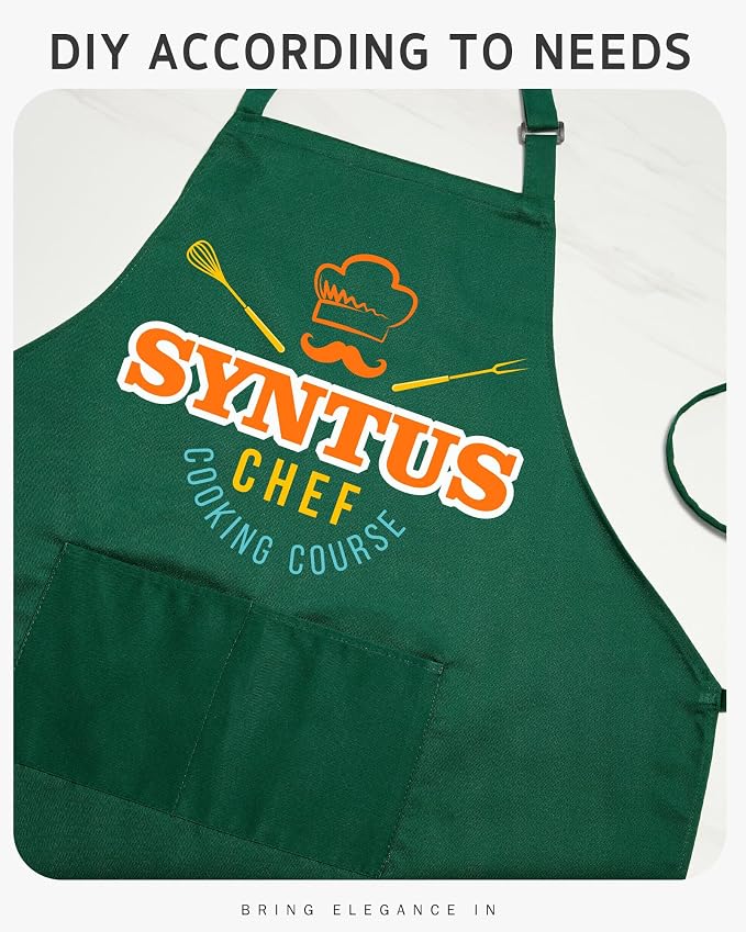Syntus Chef Apron for Men Women Kitchen Cooking Apron - Image 8