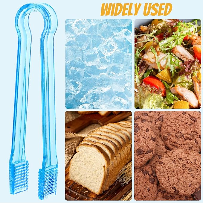 10 Pcs Plastic Buffet Serving Tongs, 6.3 Inches - Image 7