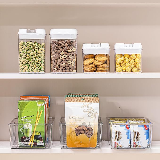 Vtopmart 2 Pack Food Storage Organizer Bins, Cabinet Organization and Storage - Image 4
