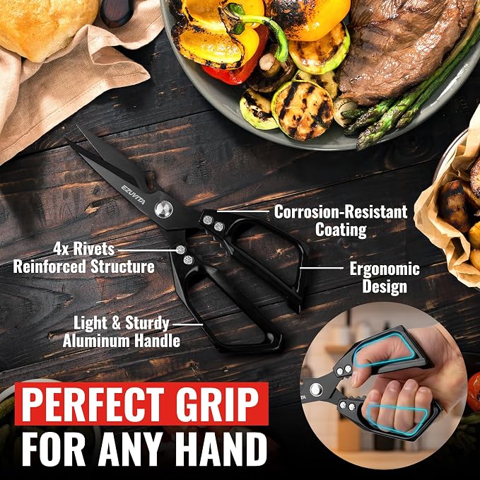 5-in-1 Multifunctional Heavy-Duty Korean Kitchen Scissors - Image 4