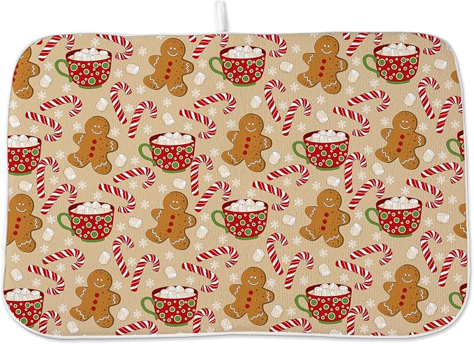 Christmas Drying Mat 18x24 Inches by OFIRD