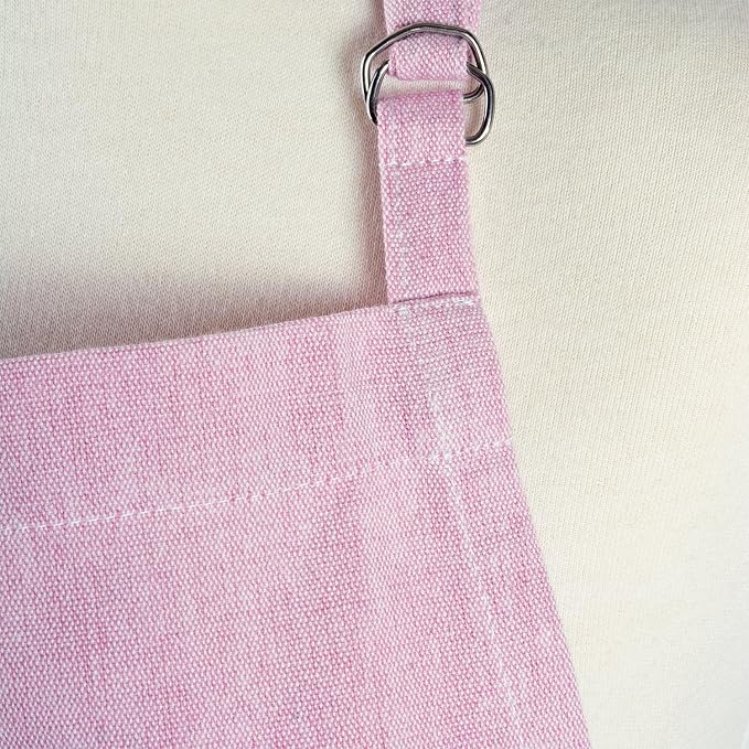 DII 100% Cotton Solid Chambray Kitchen Set, Chef Apron, 1 Piece - Image 5