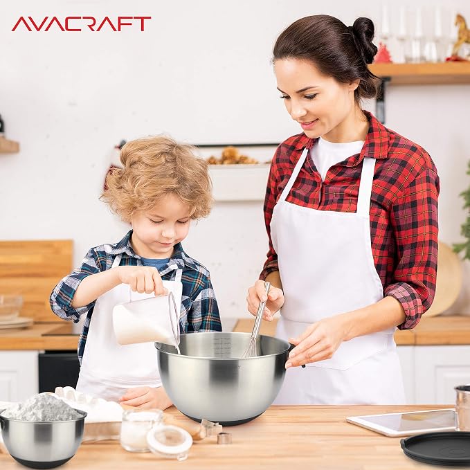 AVACRAFT 18/10 Stainless Steel Mixing Bowls - Image 7