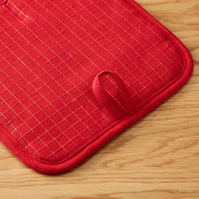 KITCHENAID Gourmet Series Gridlines Pot Holders 2-Pack Set, Heat Resistant up - Image 4