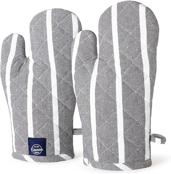 Encasa XO Long 12"x7" Oven Microwave Hand Gloves Mitts by EncasaXO