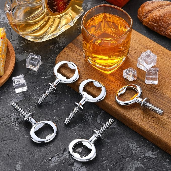 Cunhill 15 Pcs Metal Bottle Opener Blank Bulk Bottle Opener Inserts Parts - Image 5
