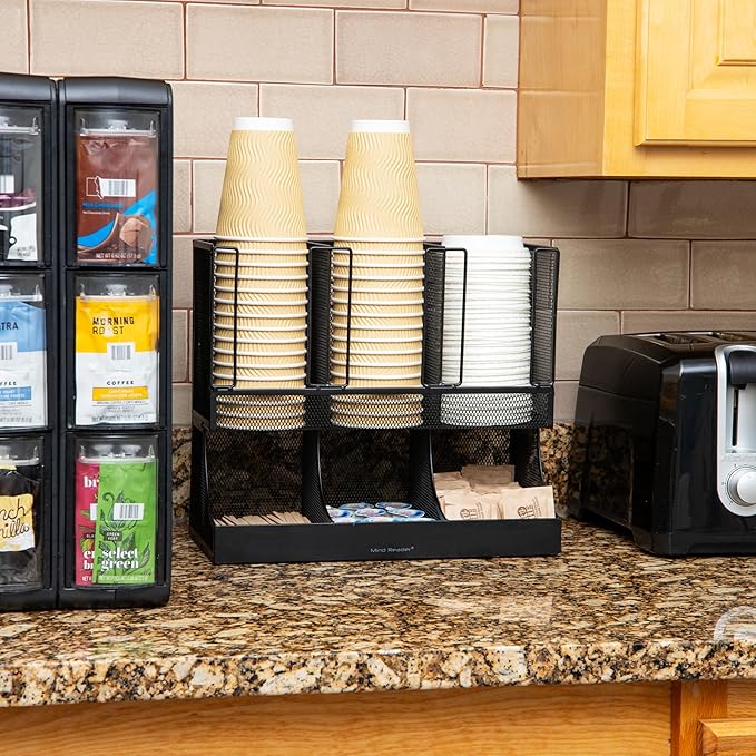 Mind Reader Multipurpose Countertop Organizer, Office Breakrooms, Cup and - Image 6