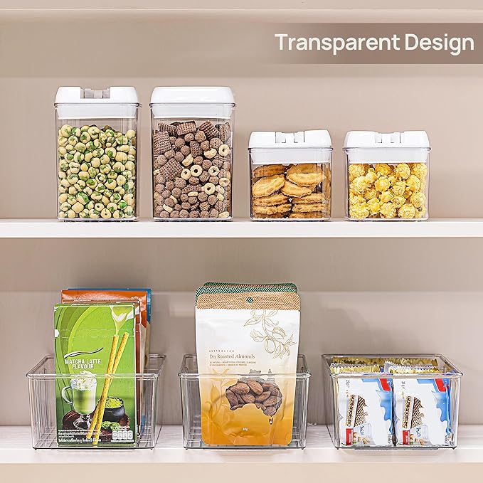 Vtopmart 4 Pack Food Storage Organizer Bins, Cabinet Organization and Storage - Image 4