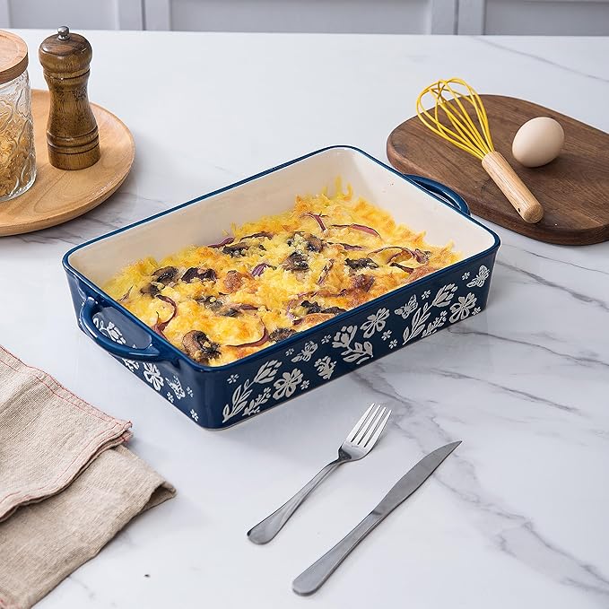 Wisenvoy Casserole Dish 9x13 Baking Pan Casserole Dishes - Image 3