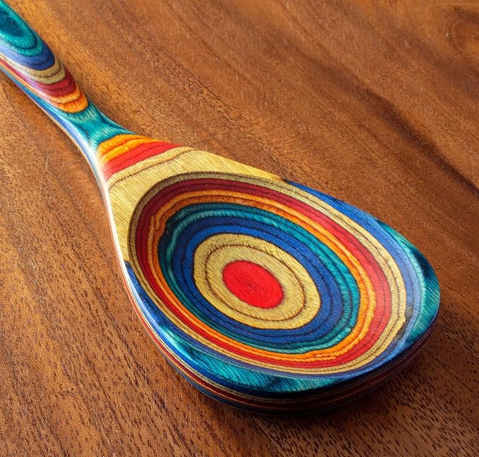 Totally Bamboo Baltique Montego Bay Collection 12-1/2" Wooden Cooking Spoon - Image 5